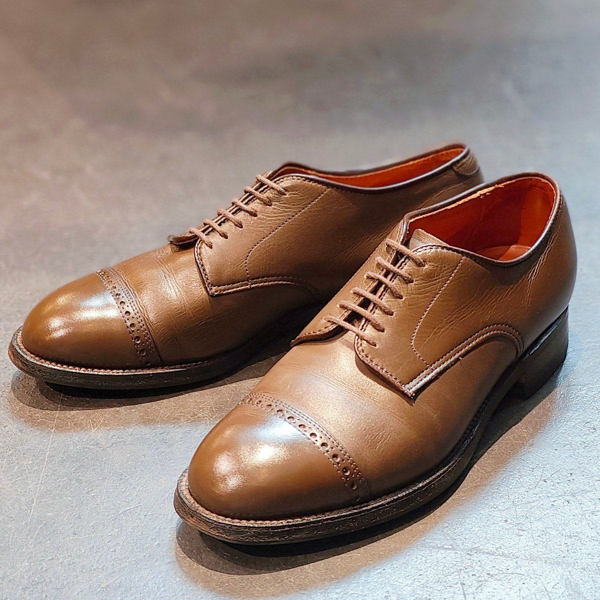 希少 極美品 【ALDEN】オールデン 55991F パンチドキャップトゥ レディ