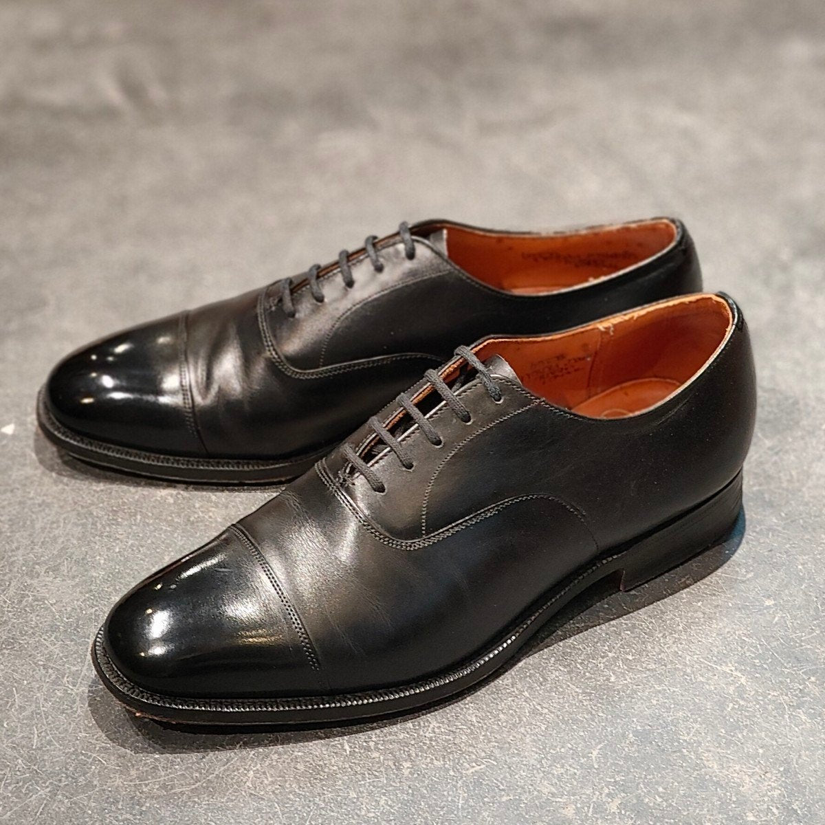 希少 極美品 【Church's】チャーチ コンサル 3都市 ストレートチップ