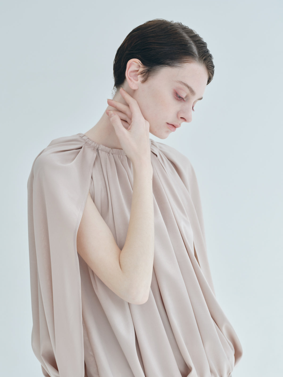 Balloon cape Blouse – L'AUBE BLANC