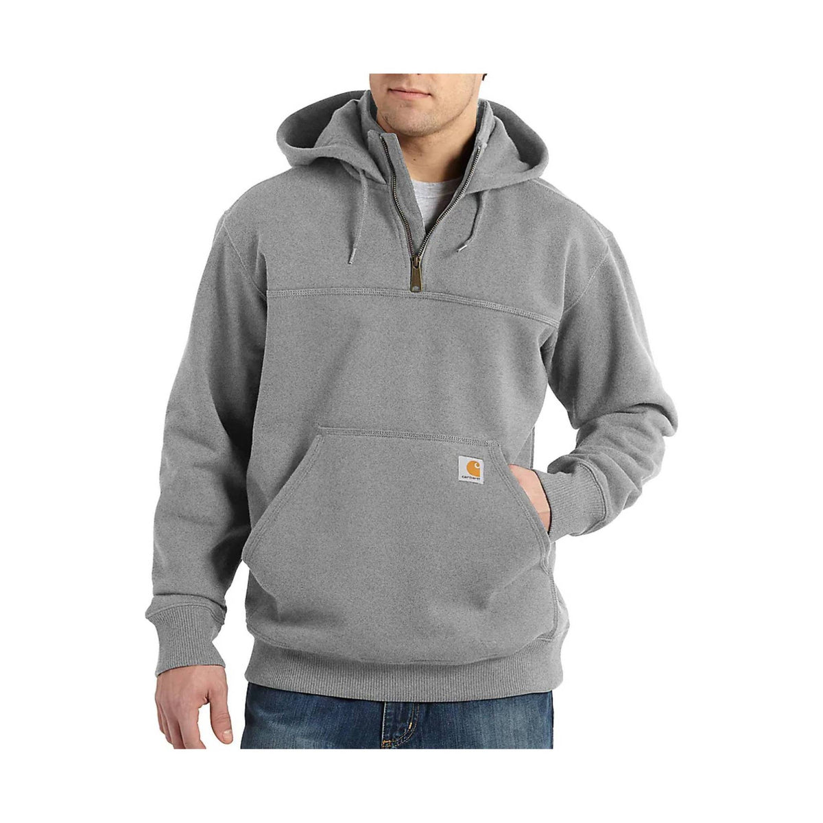Carhartt Men's Rain Defender Paxton Heavyweight Hooded Quarter Zip