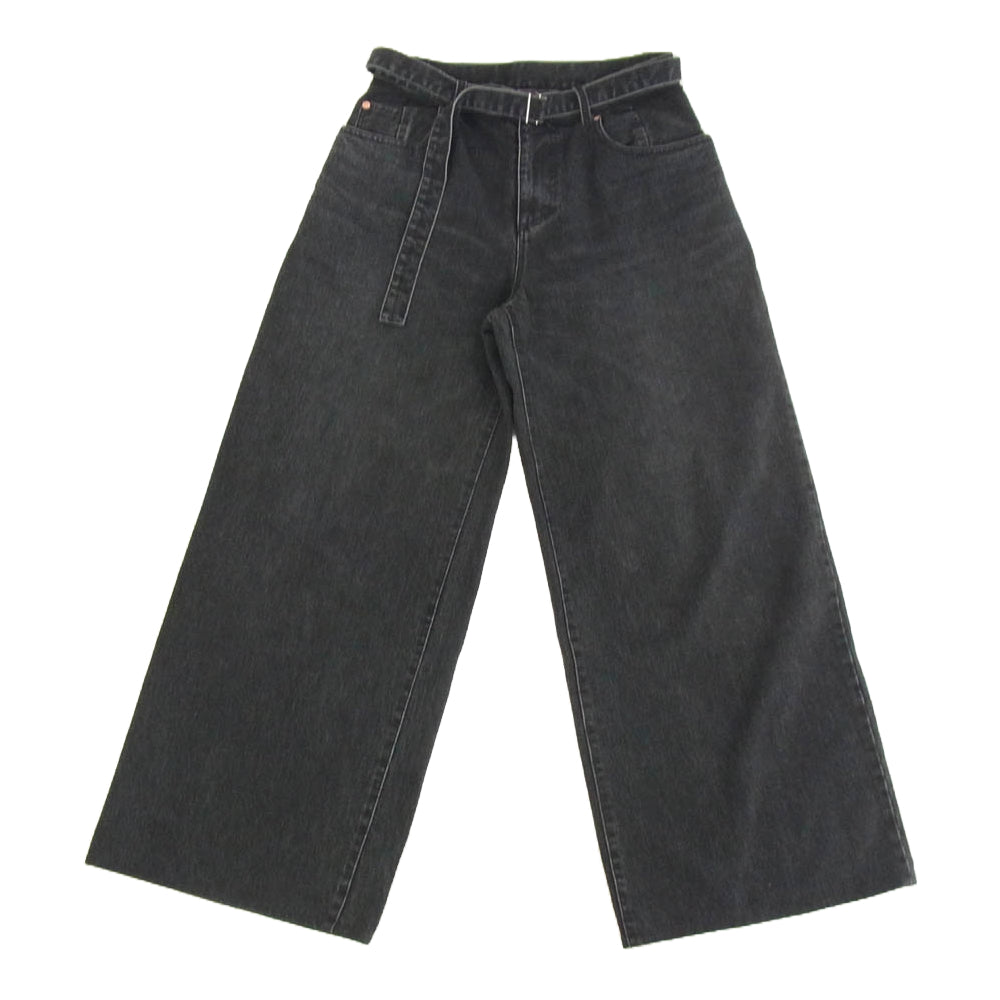 Sacai サカイ 24AW SCW-210 Wide Denim Pants ワイド デニム パンツ