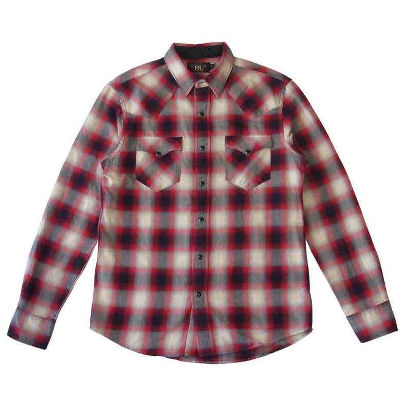 名作] RRL ダブルアールエルオンブレチェックシャツ