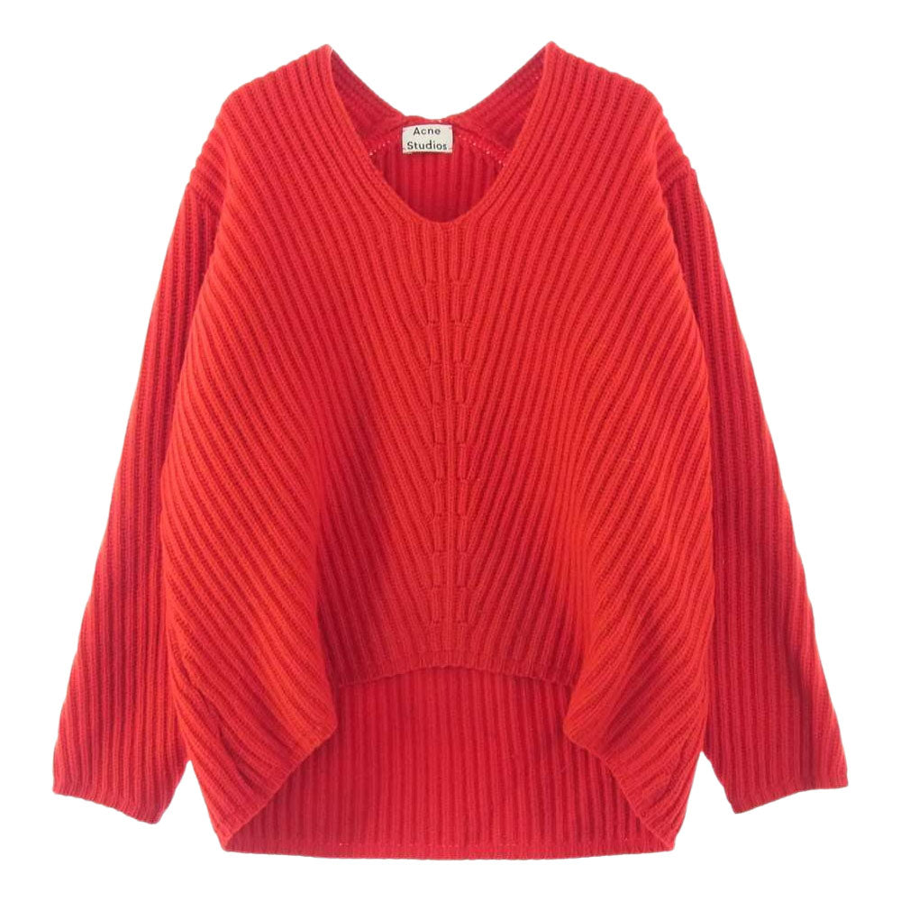 ACNE STUDIOS アクネストゥディオズ Vネック ウール リブ ニット