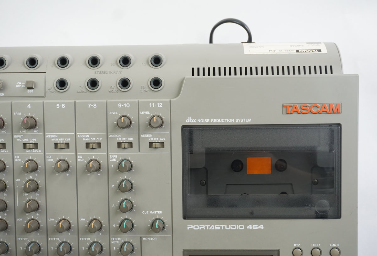 Tascam Portastudio 464 4 Track Multitrack Cassette Tape Recorder