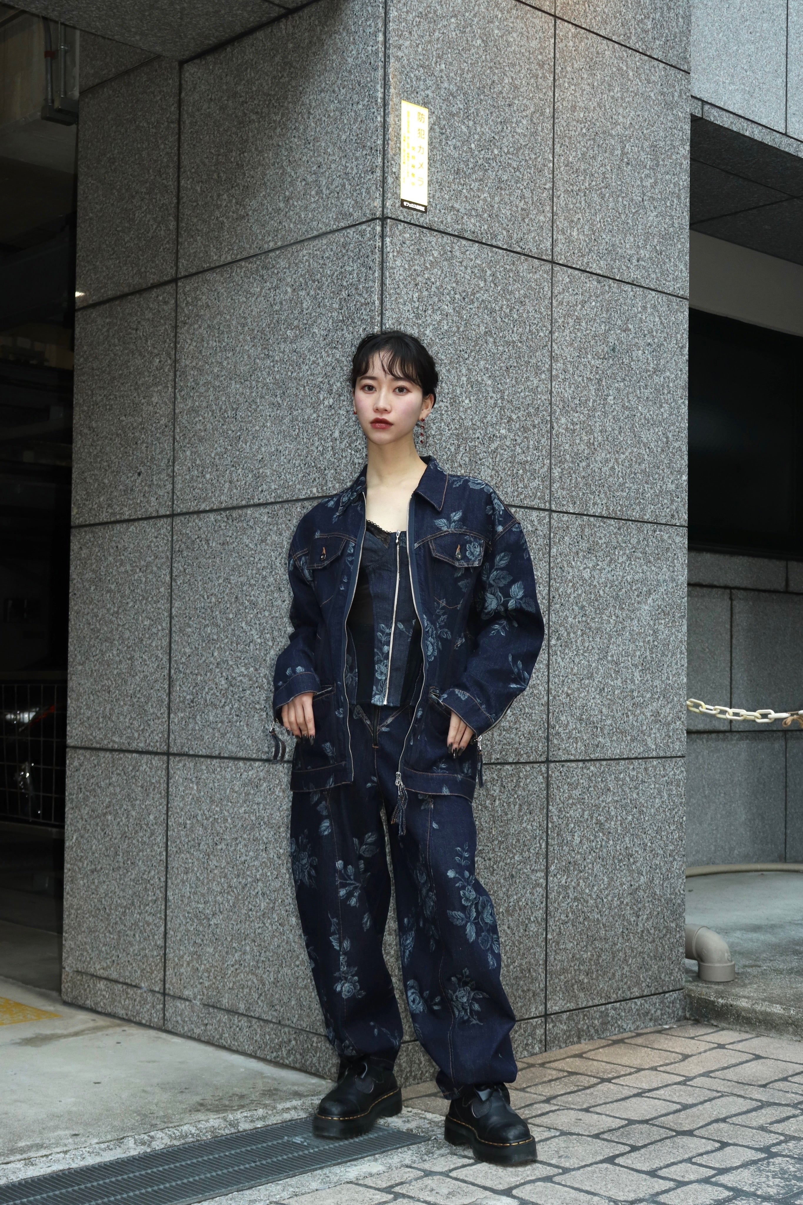 FETICO(フェティコ)のROSE DENIM ZIP-UP JACKETの通販｜PALETTE art