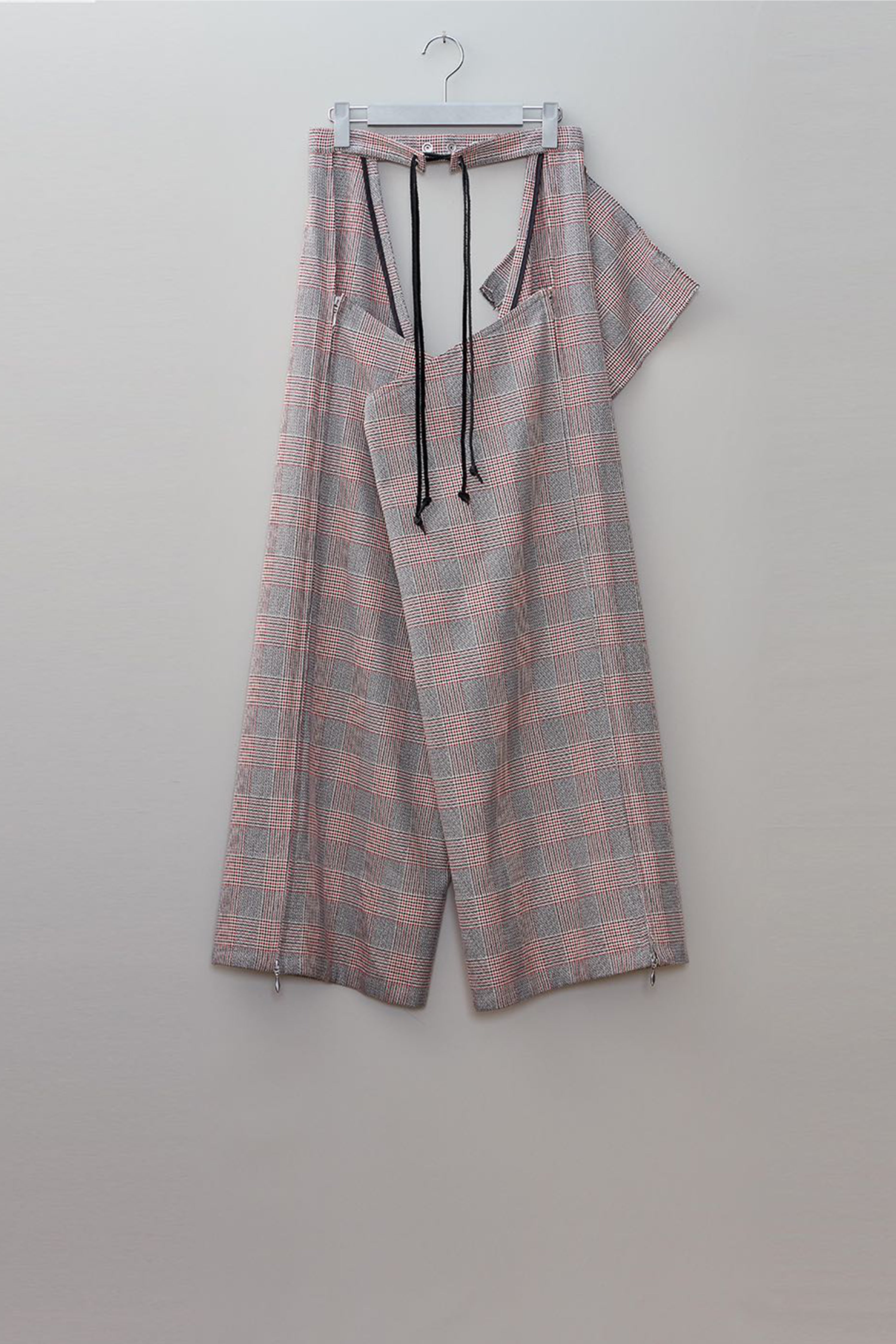 MASU(エムエーエスユー)のGLEN PLAID WIDE CHAPS REDの通販｜PALETTE