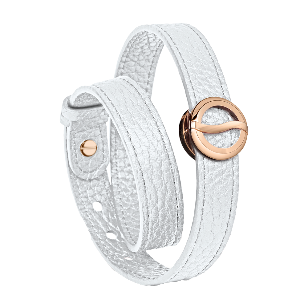 Philip Stein Horizon Bracelet-Rose Gold Icon Black Bracelet