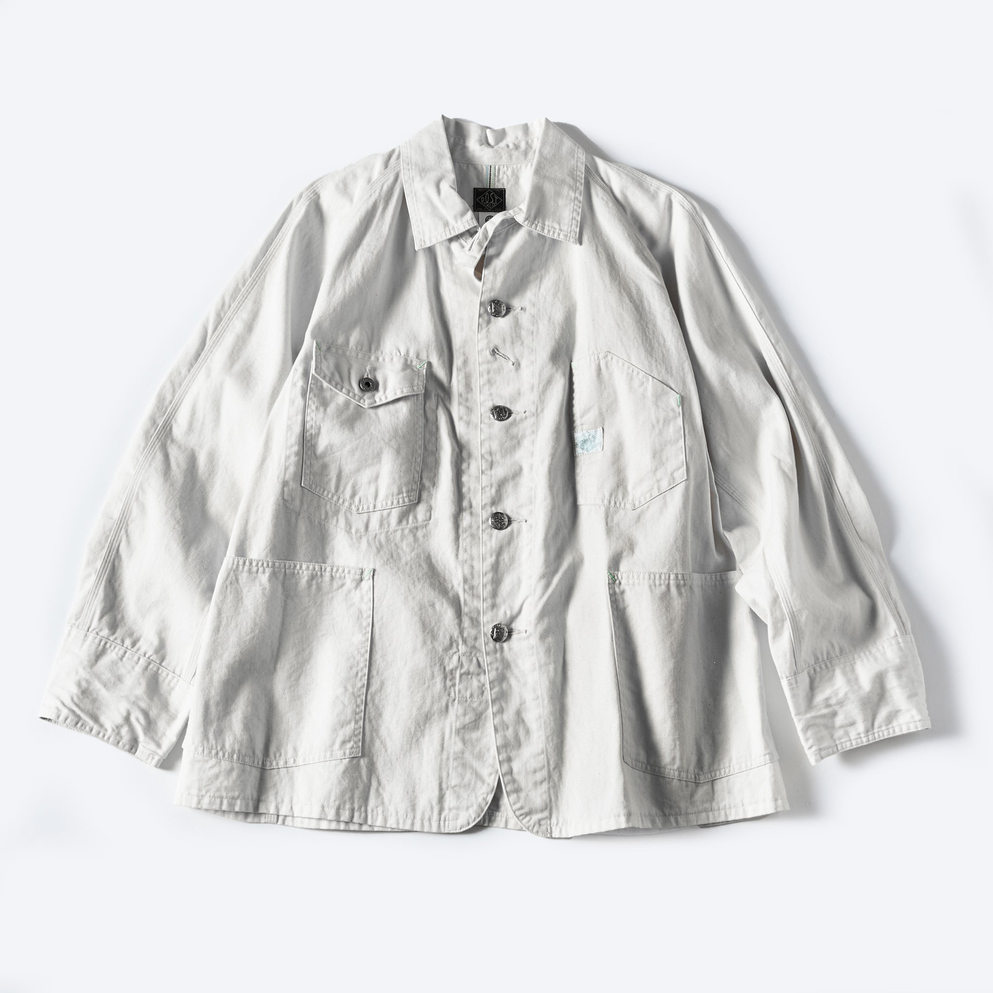 1102-CD Engineer's Jacket : cotton drill natural