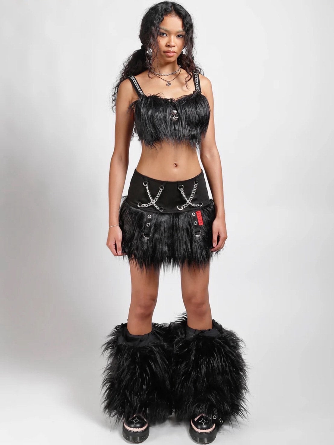 TRIPP nyc】FUR-TASTICS SKIRT[IO4660] / 【トリップ ニューヨーク