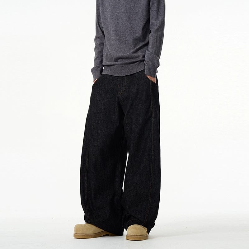 glamb Bayler wide denim サルエル ブラック glamb（グラム） サルエル