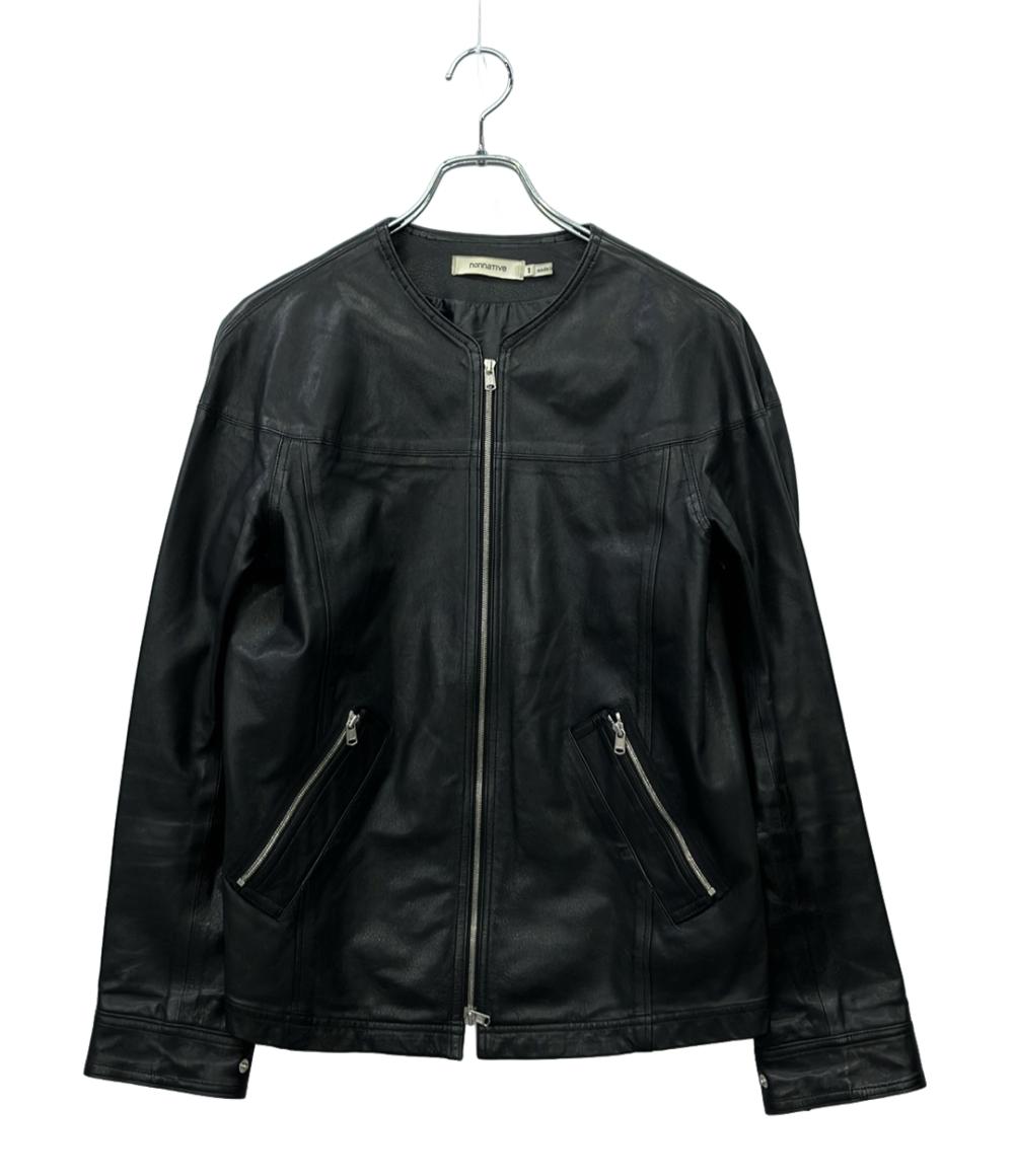 nonnative シングルライダースジャケット ノーカラー TNP-NN-J2403