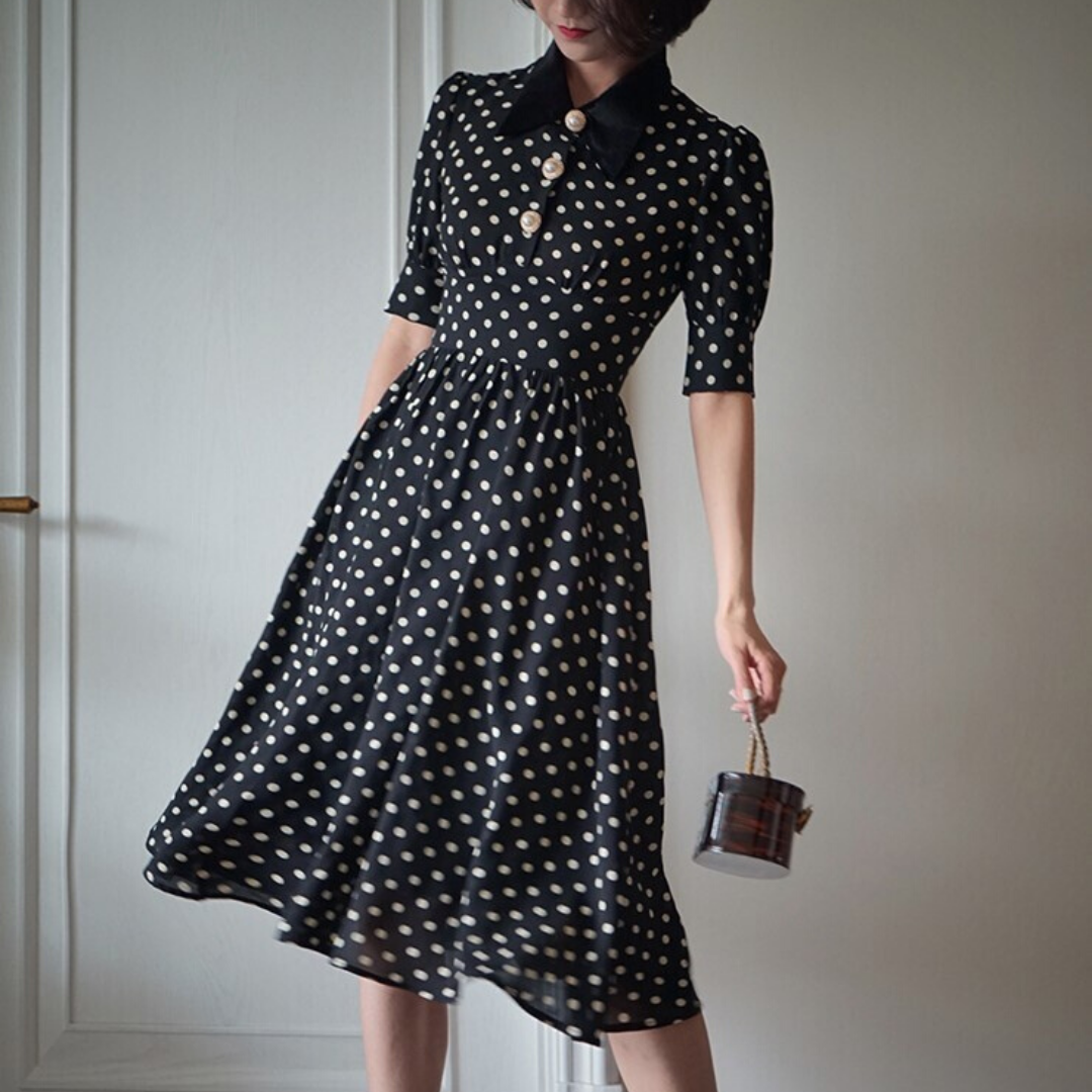 retro polka dot dress – remulia