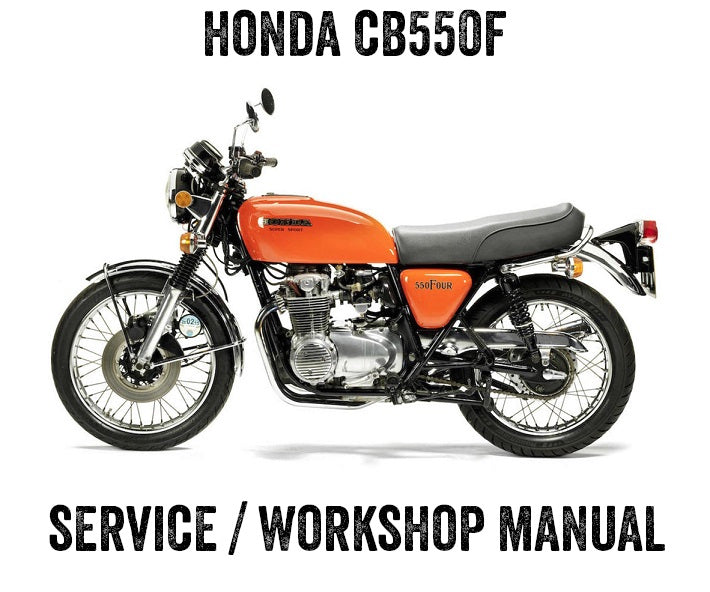 1974-1978 Honda CB550 K Four Service/Workshop Manual – retro