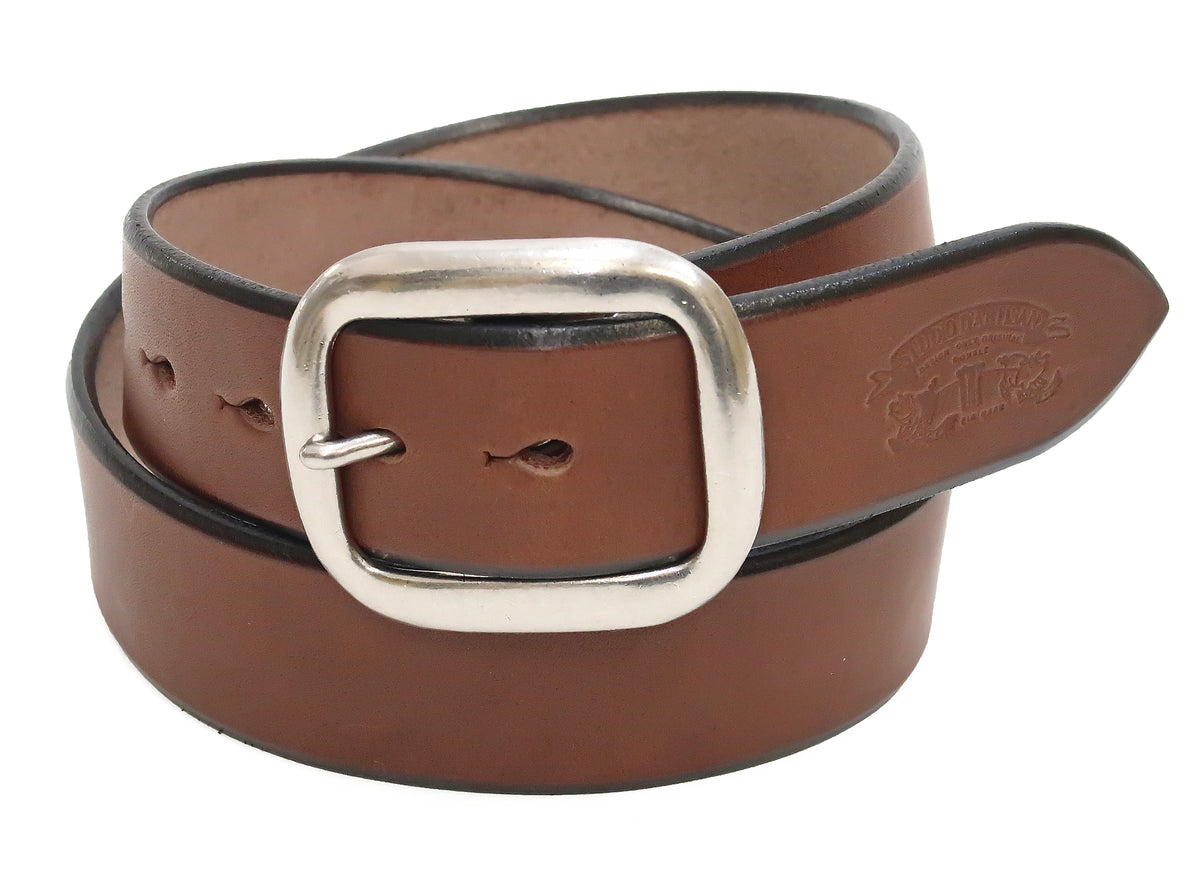 Studio D'artisan Leather Belt Men's Ccasual 38mm Wide/5mm Bend