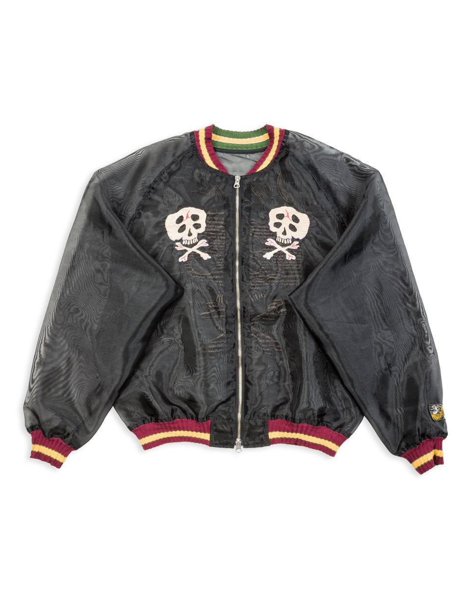 Sheer Pearl Souvenir JKT (RAIN SKULL) - Black – Standard & Strange