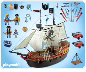 プレイモービル] 海賊船 5135（Playmobil） | ジュベニール