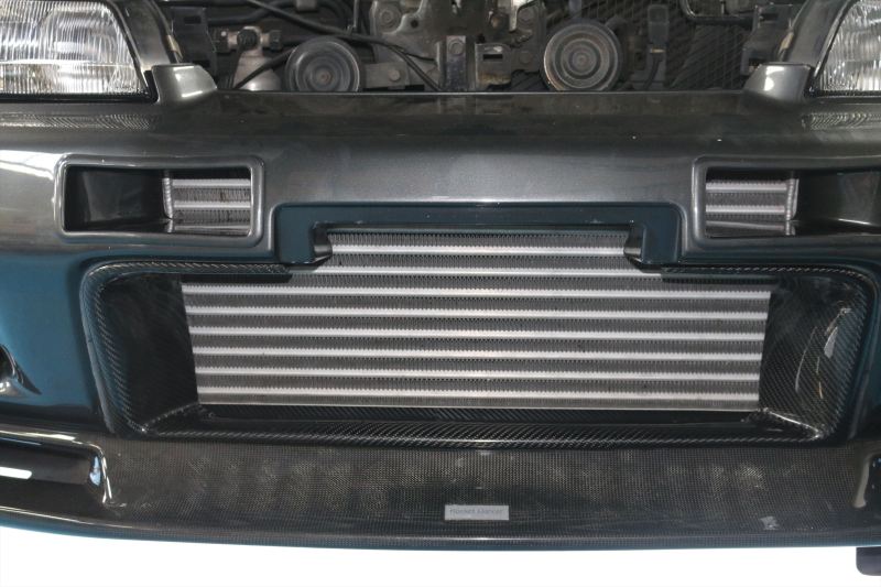 BNR32 インタークーラーカーボンエアガイド取付加工 | E-NEXT｜GT-R