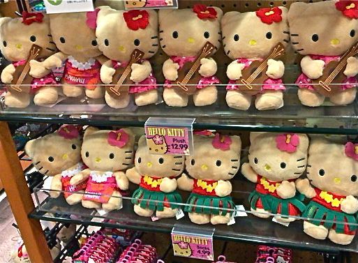 未開封品 ご当地キティ ハワイ ウクレレ USAキティ ハワイ限定 日焼け