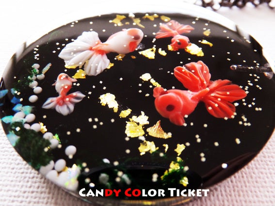 金魚ちゃんレジン＆セリアヘアピン（激重宝） | CANDY COLOR TICKET