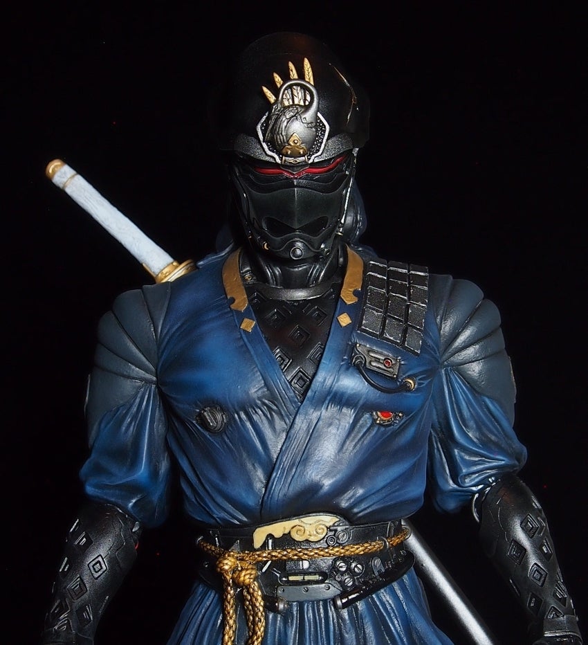 未来忍者 慶雲機忍外伝 『白怒火』 完成品 | 模型と造型と雑食イラスト