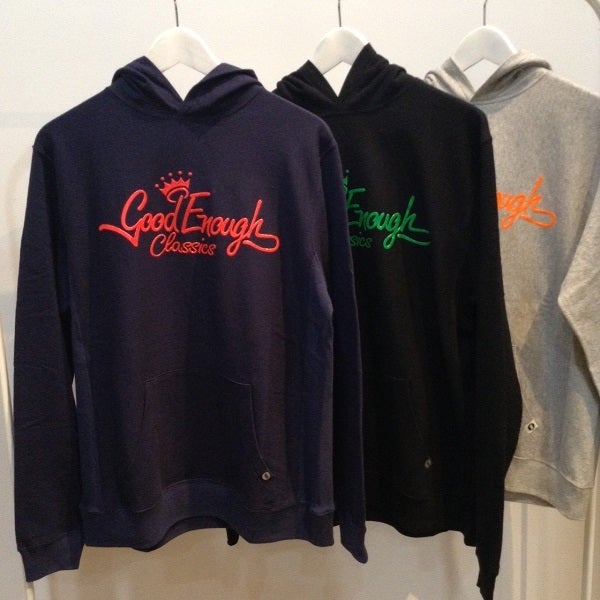 GOODENOUGH 16SS クラシックロゴ スエット パーカーなど発売
