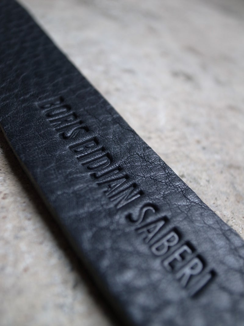 Boris Bidjan Saberi [ Cow Hide Leather Belt ] | ATRUM BLOG