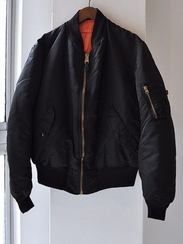 1990s ALPHA MA-1 MIL-J-82790J Black | ANNE-TRE BLOG