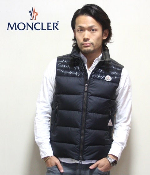 MONCLER モンクレール ダウンベスト入荷！ツヤ有りナイロン×ツヤ消し