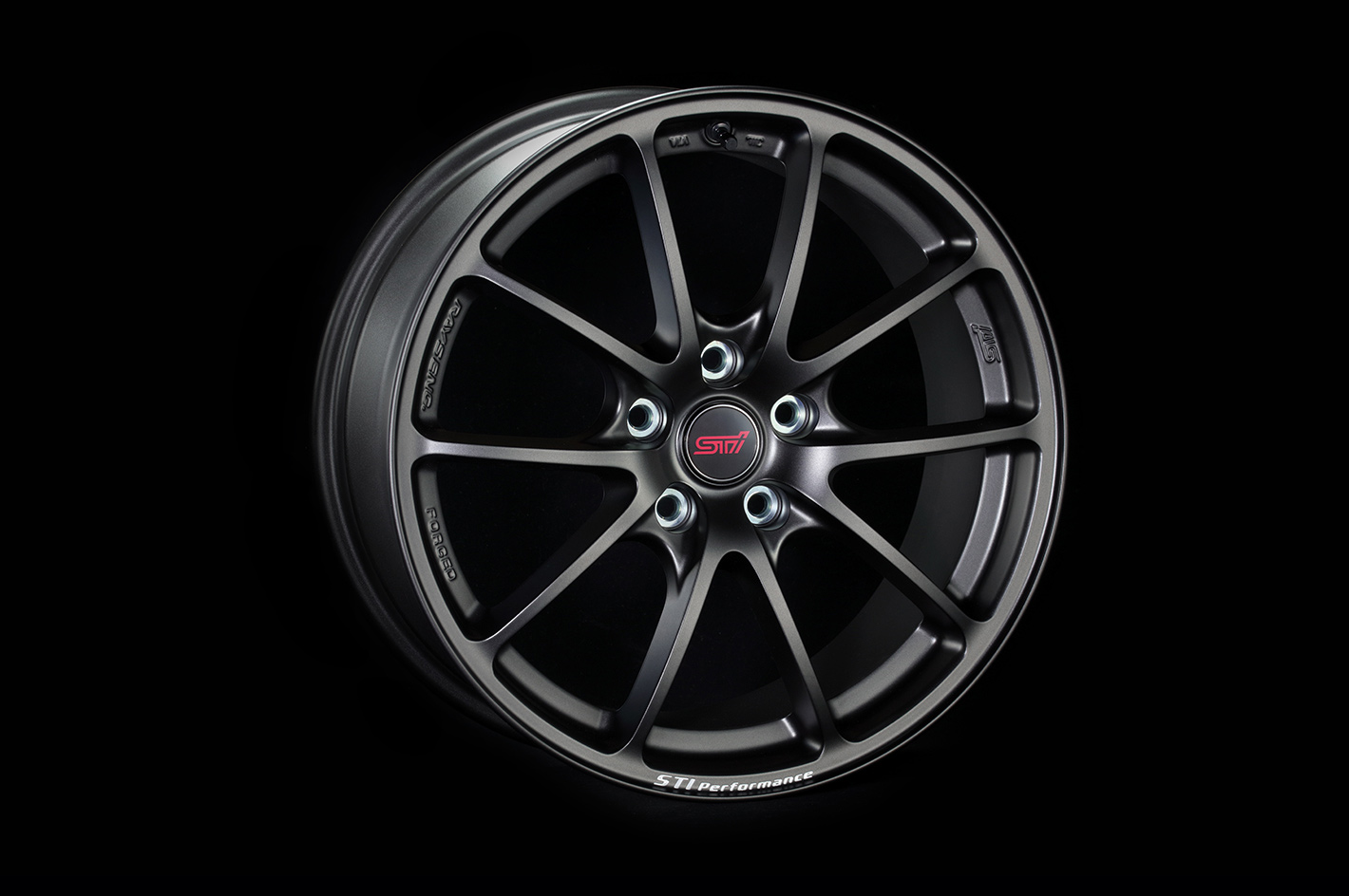 STIパフォーマンスホイール 18インチ 8.5J（マットガンブラック
