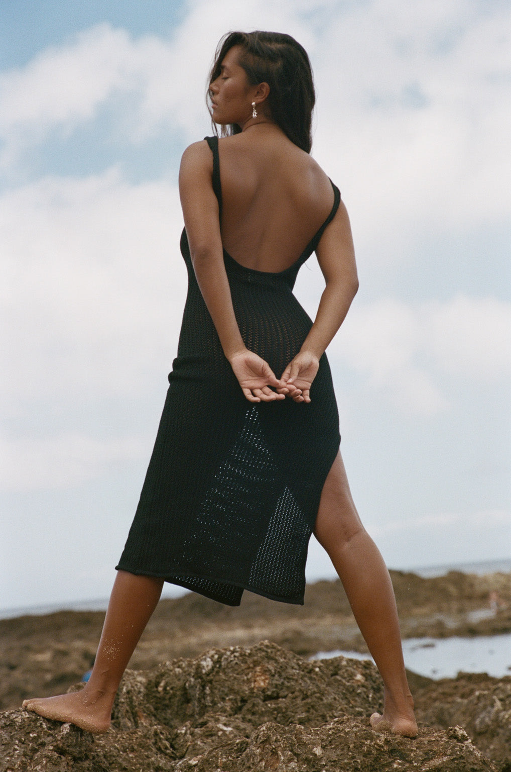 Osaka Crochet Dress - Black Crochet – STONE FOX SWIM