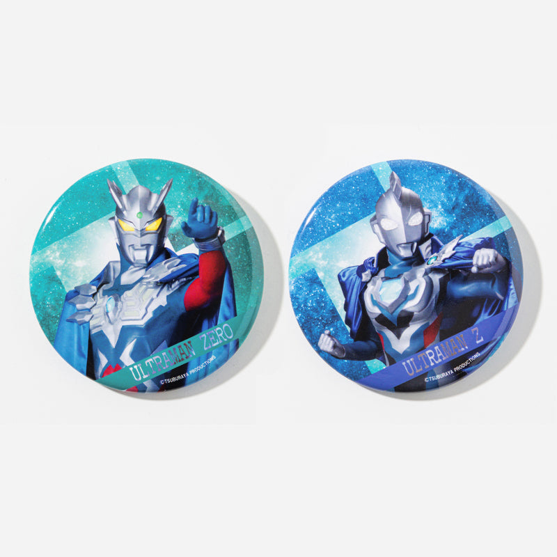 缶バッジセット ウルトラマンゼロ＆ウルトラマンゼット – TSUBURAYA