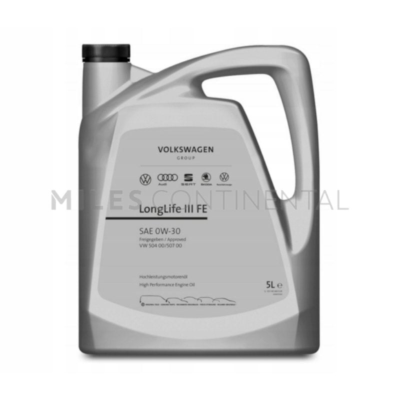 Volkswagen Genuine LongLife III FE Engine Oil 5L – Miles