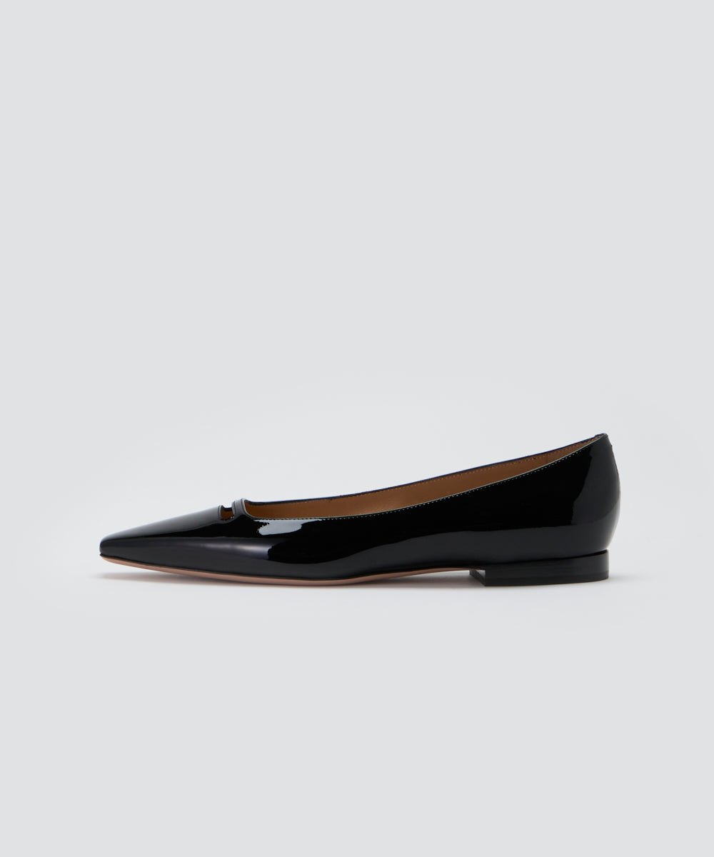 PELLICO | アネッリソレッラ エナメル パンプス 1.0cm BLACK - アマン