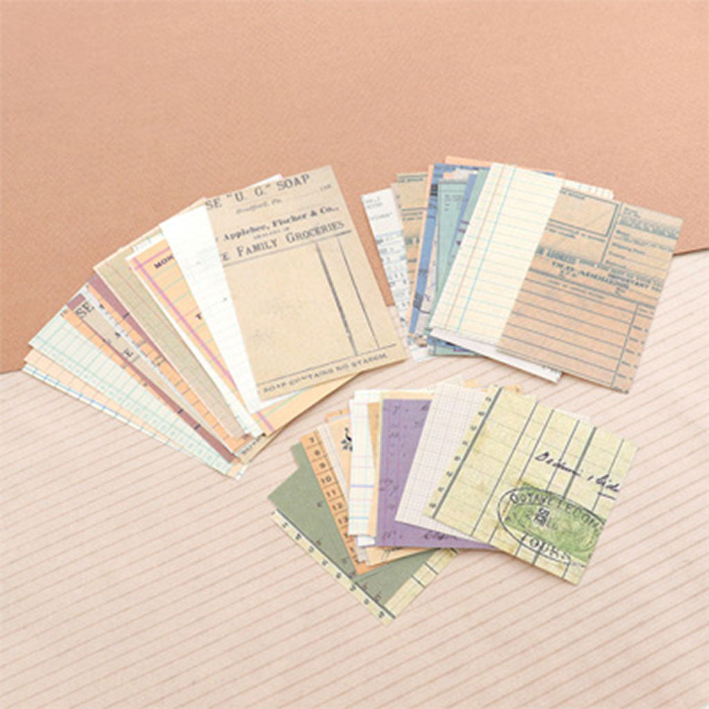 ヴィンテージペーパー系／コラージュ素材／60枚セット – SUNHOSEKI