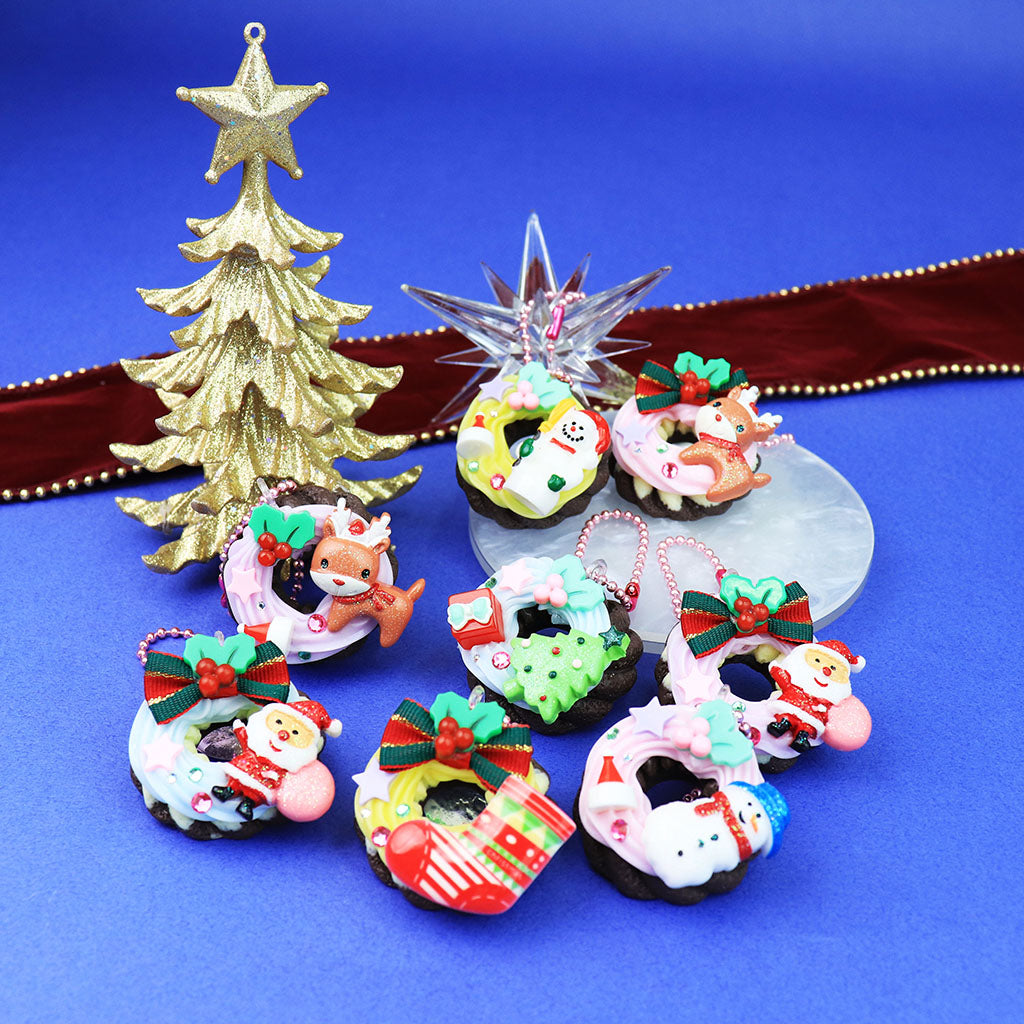 クリスマスリース風キーホルダー／1個売り – SUNHOSEKI