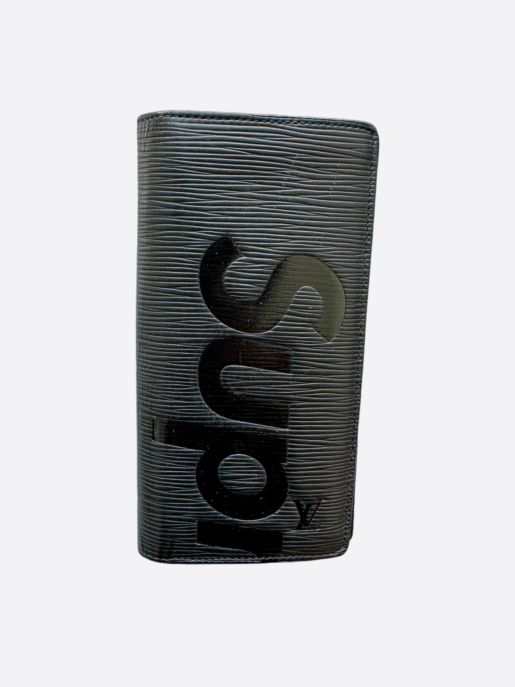 Louis Vuitton Supreme Black EPI Brazza Wallet – Savonches