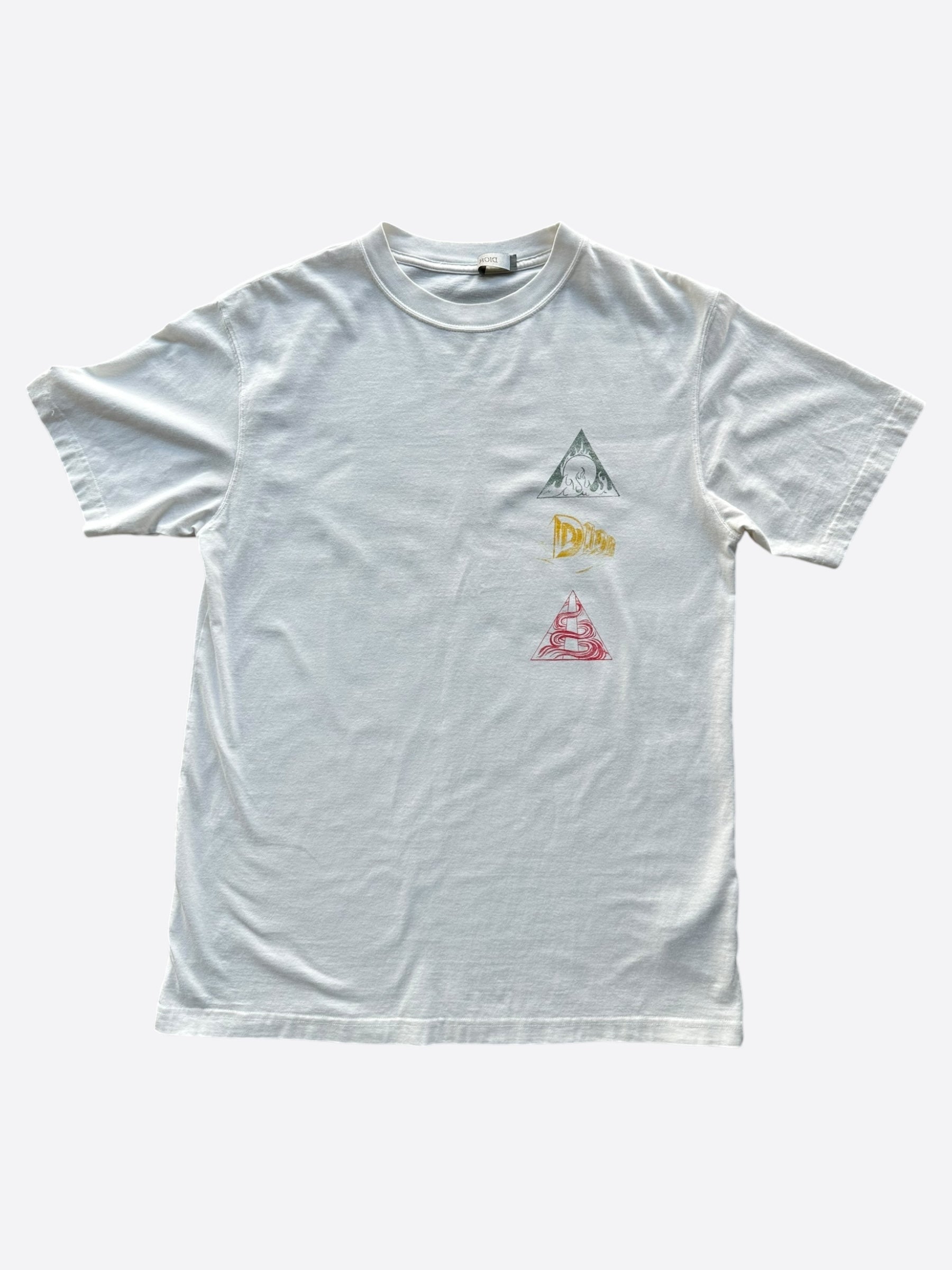 Dior White AsteroDior Graphic Logo T-Shirt – Savonches