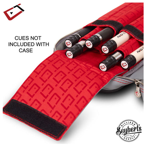Cuetec Pro Line Speed Gray 4x8 Soft Professional Pool Cue Case