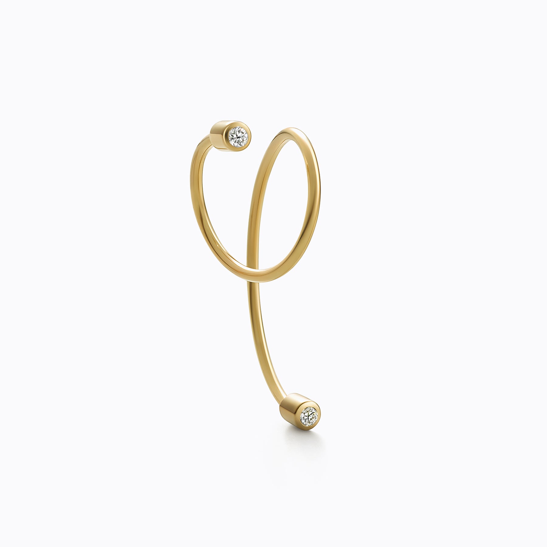 Diamond Twist Curl Pierce 02 R - SHIHARA