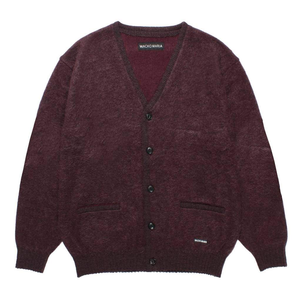 TIGER MOHAIR CARDIGAN #IVORY [25FW-WMK-KN06]_WACKO MARIA
