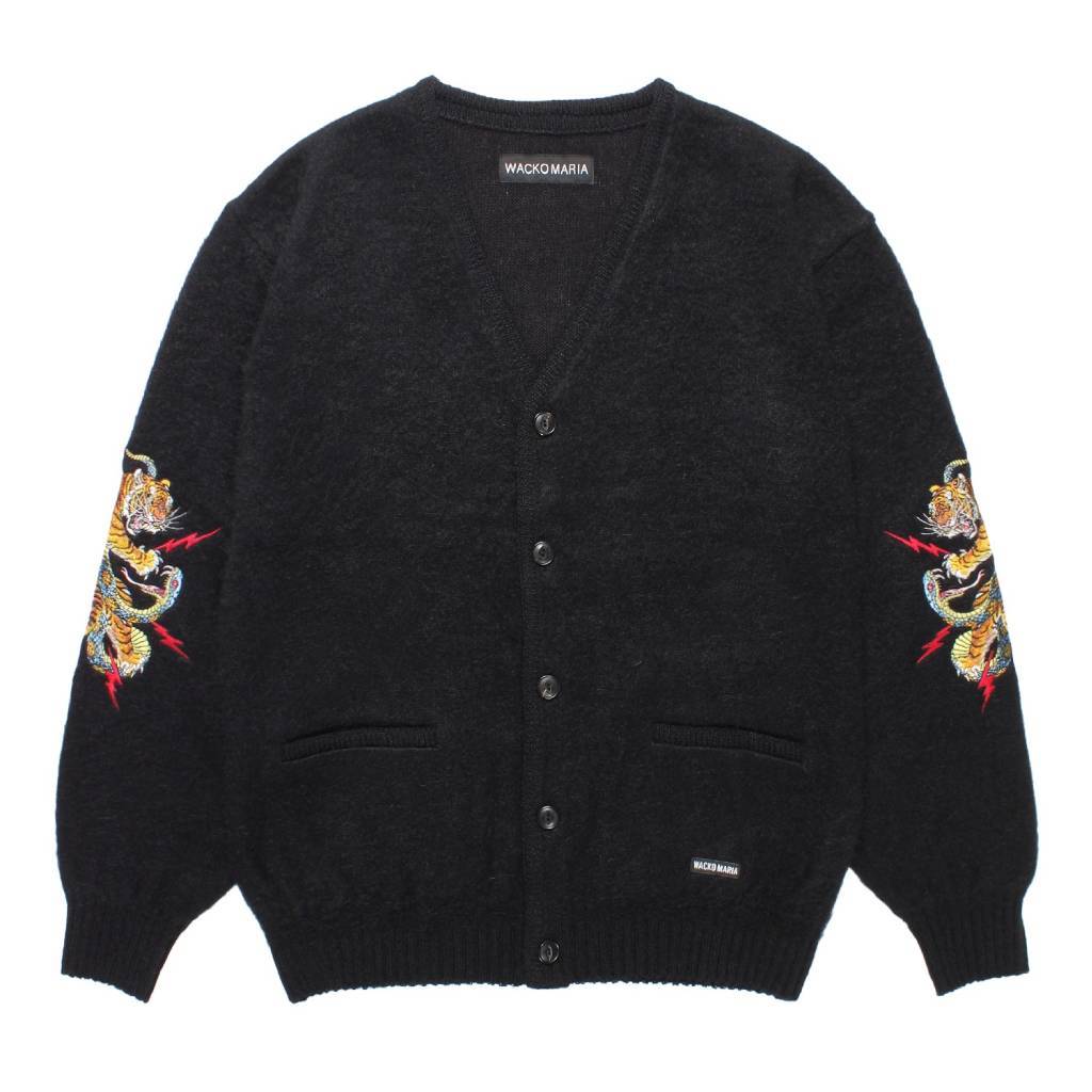 TIGER MOHAIR CARDIGAN #IVORY [25FW-WMK-KN06]_WACKO MARIA