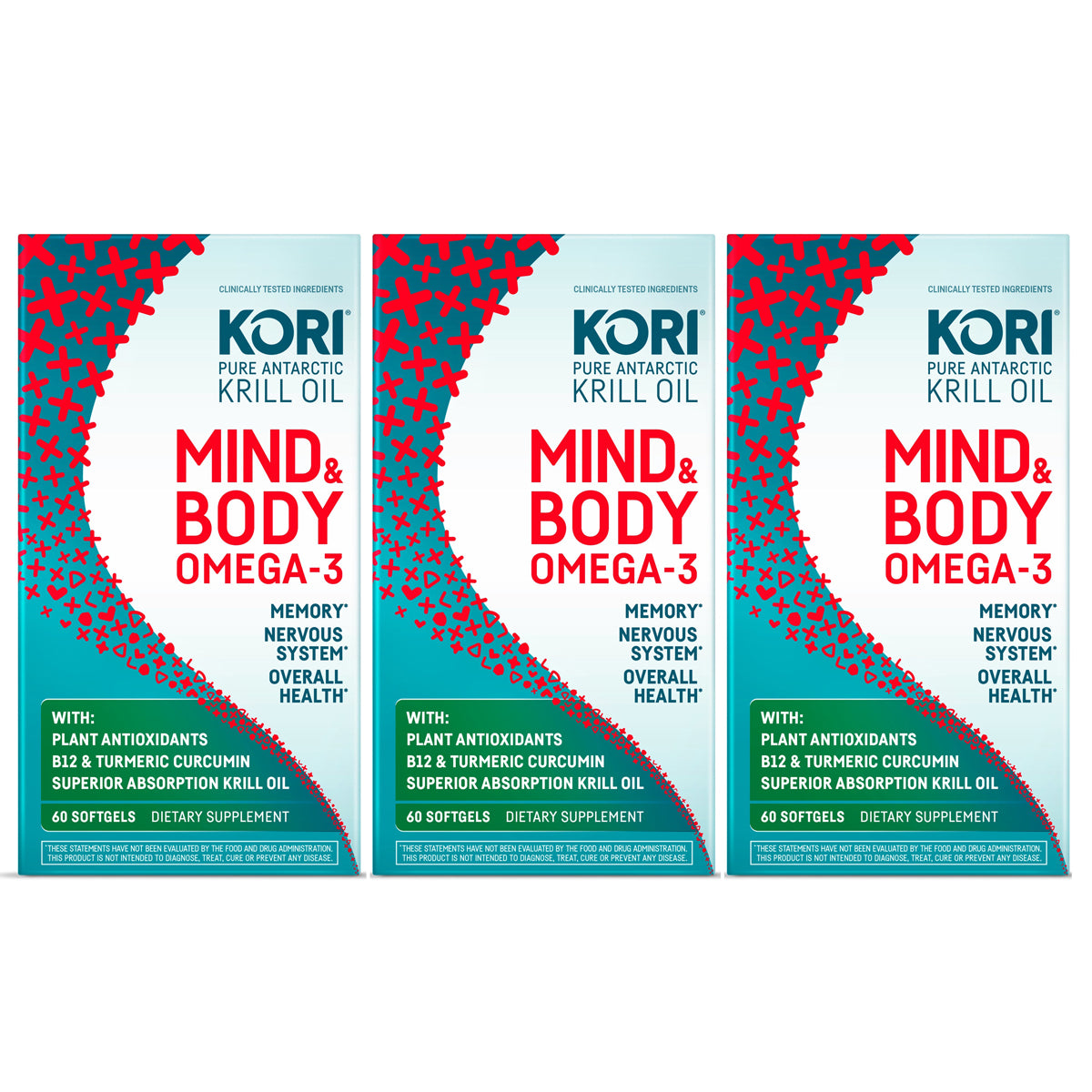 Product | Mind & Body Omega-3, 3 Pack 180 CT – Kori Krill Oil