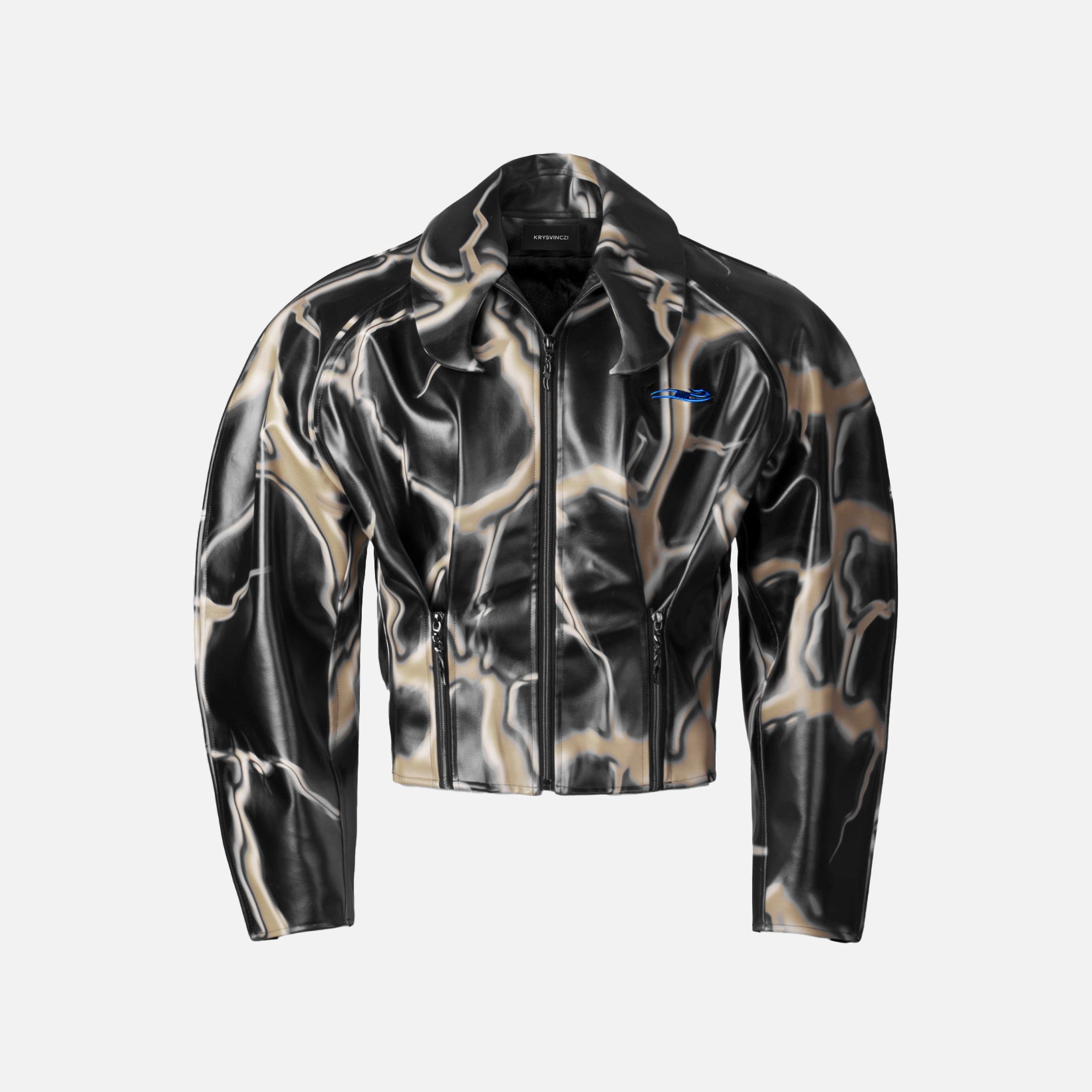 VEINS LEATHER JACKET – KRYSVINCZI
