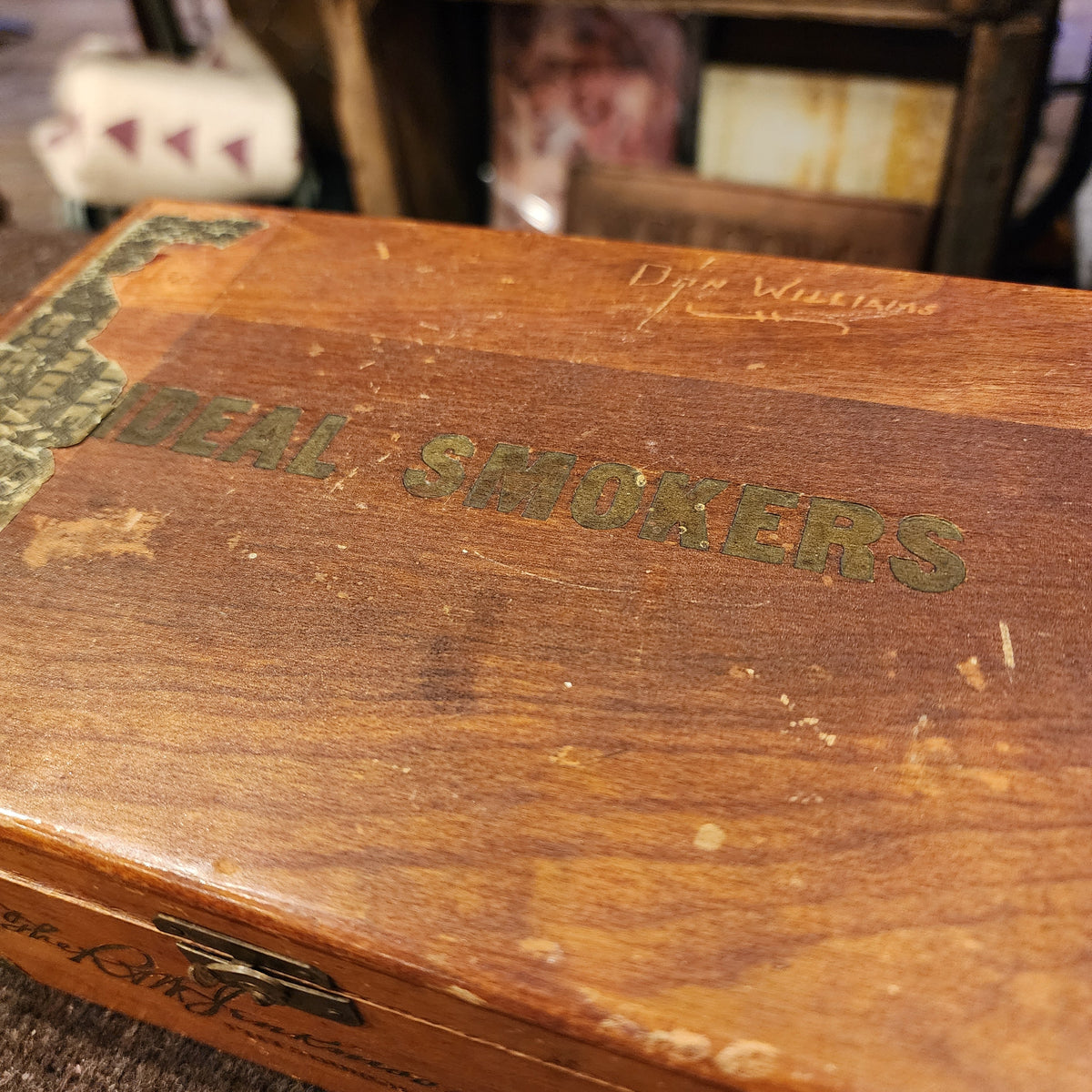 IDEAL SMOKERS Wood cigalet box ウッド シガー ボックス 木箱