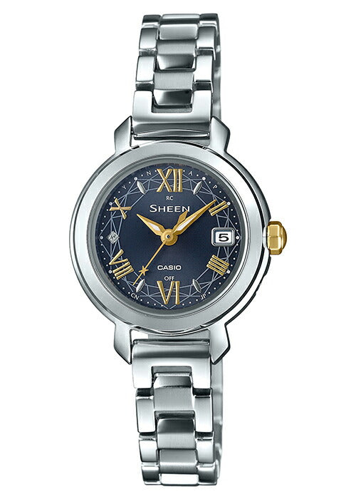 シーン 電波ソーラー SHW-5300D-2AJF レディース カレンダー シルバー