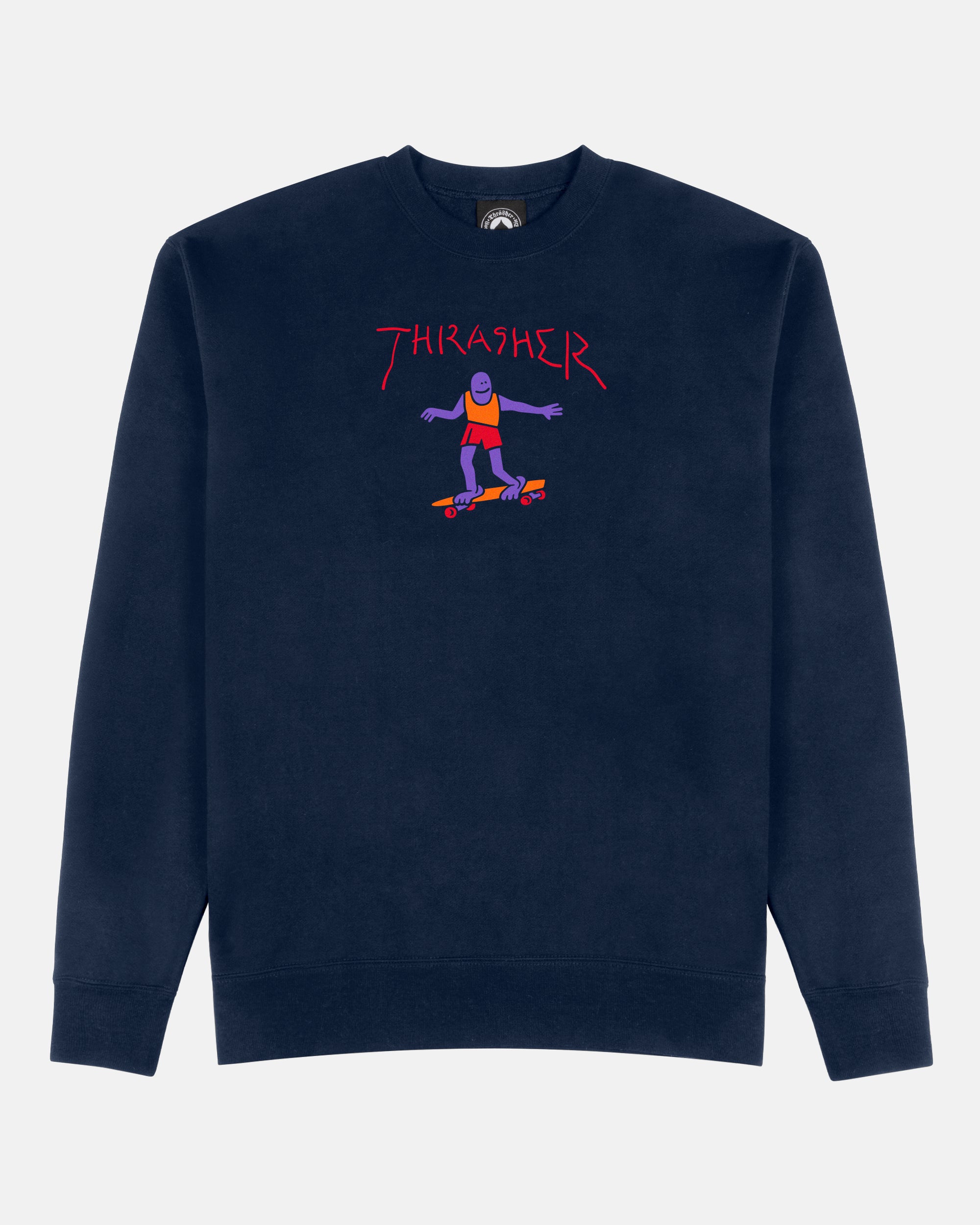 GONZ - CREWNECK - NAVY – Thrasher Magazine