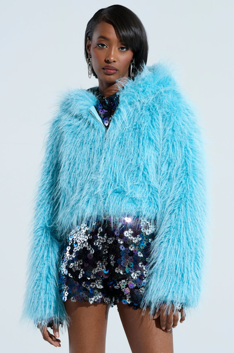 KINGSTON FAUX FUR JACKET – AKIRA