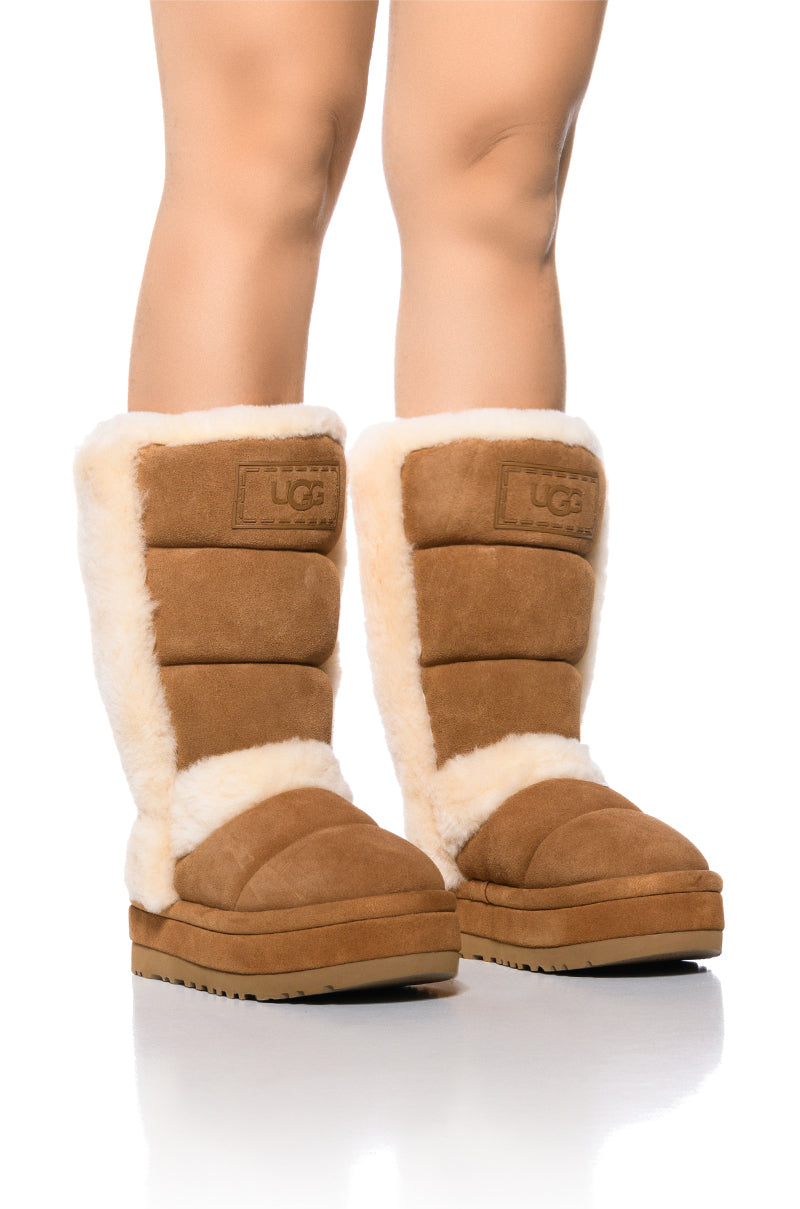 UGG CLASSIC CLOUDPEAK TALL BOOTIE IN CHESTNUT – AKIRA