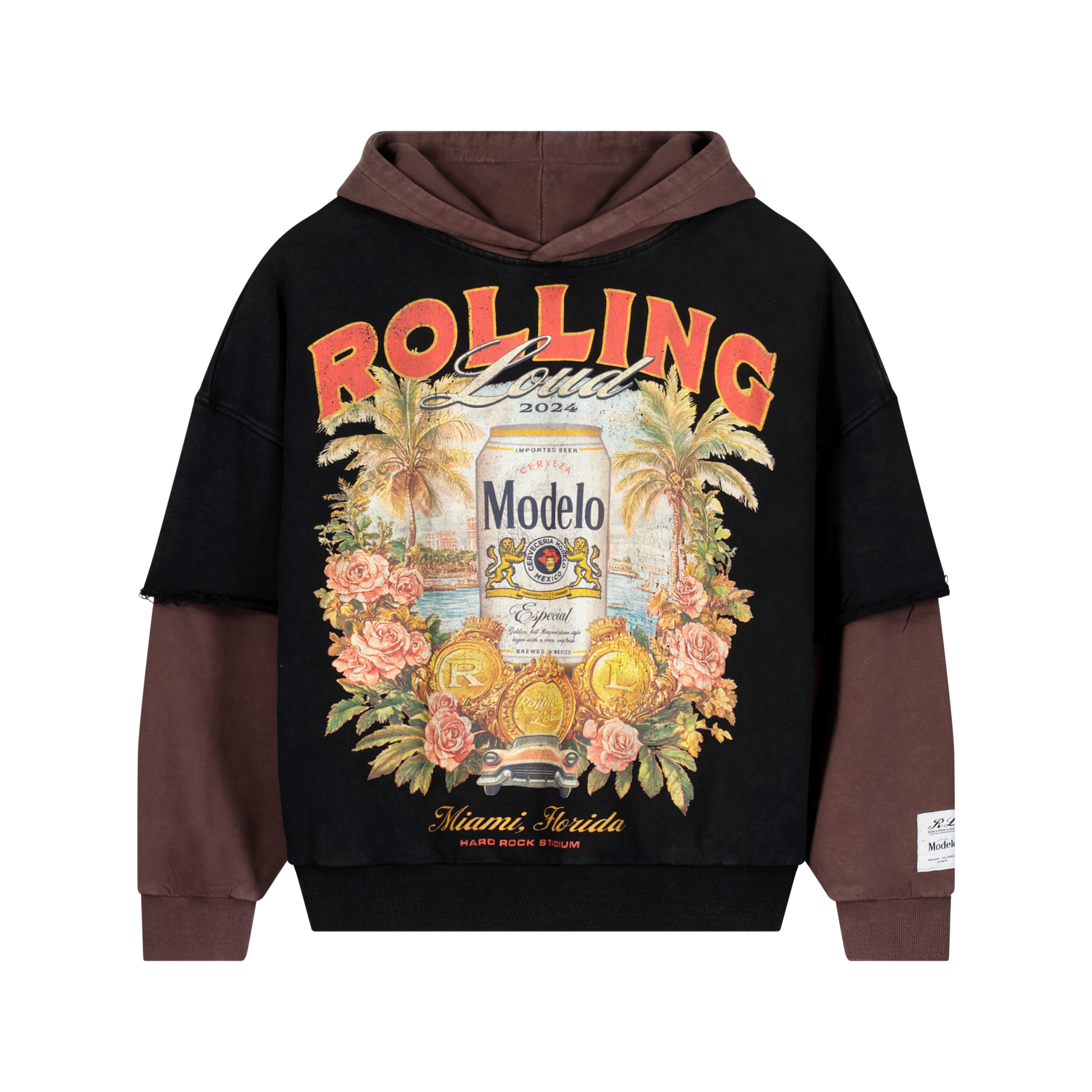 RL X Modelo Calle Soul Double Layer Hoodie ( Online Exclusive