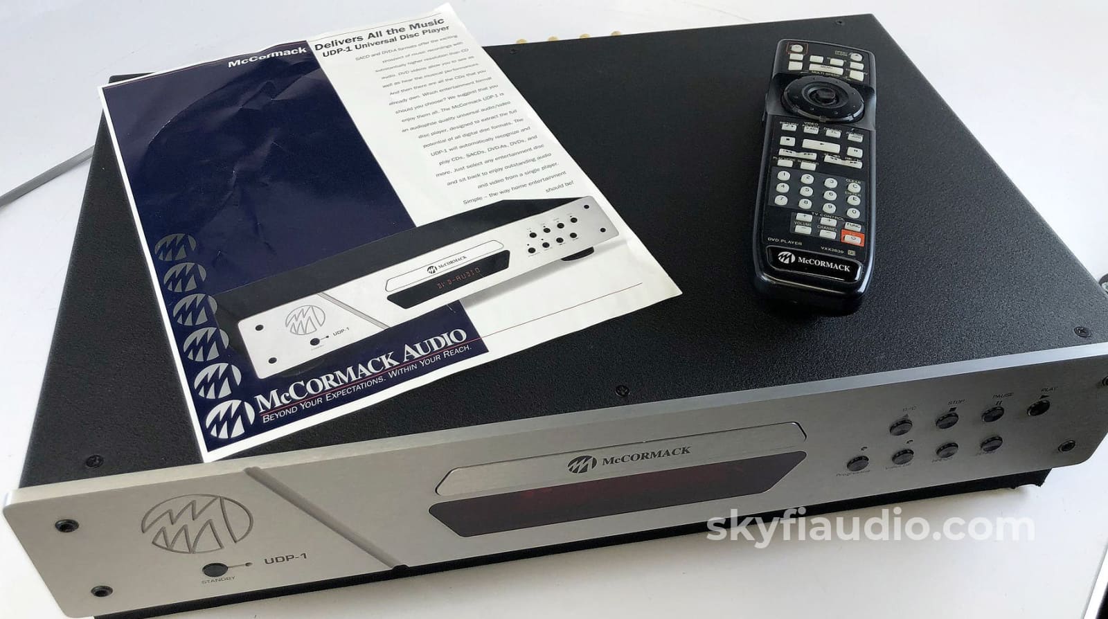 McCormack UDP-1 SACD/CD Player - Burr-Brown DAC's - Complete With Remo